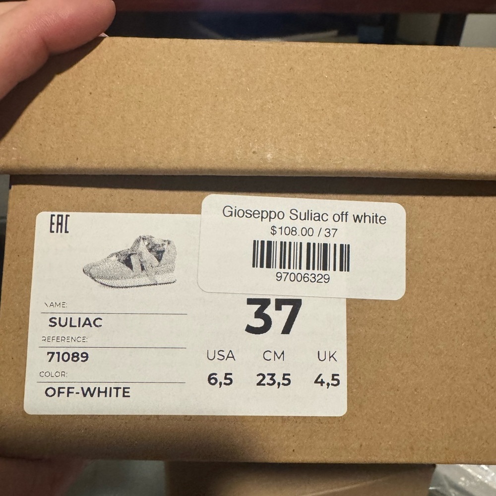 🆕 Gioseppo Cream/Beige Sneaker Sandals - Picture 8 of 9